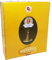 Satya Sai Baba Sandalwood Dhoop Incense Cones [Brown]