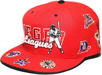 Big Boy Negro League Baseball Commemorative S145 Mens Fitted Cap [Red - 2X-Large]