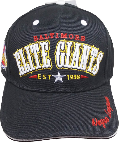 Big Boy Baltimore Elite Giants Legends S142 Mens Baseball Cap [Black - Adjustable Size]