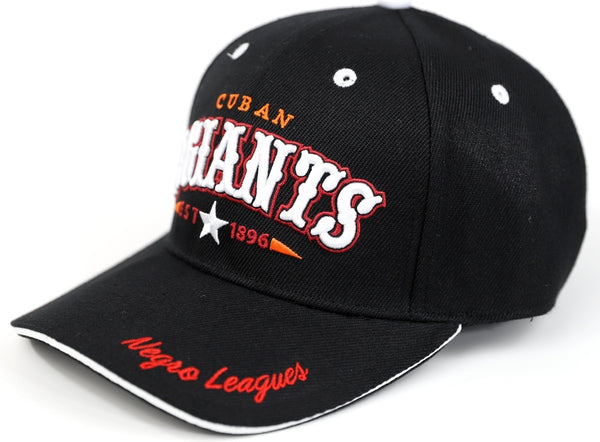 Big Boy Cuban X Giants Legends S142 Mens Baseball Cap [Black - Adjustable Size]