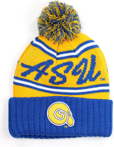 Big Boy Albany State Golden Rams S252 Beanie With Ball [Gold]