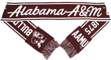 Big Boy Alabama A&M Bulldogs S6 Knit Scarf [Maroon - 80" x 7"]