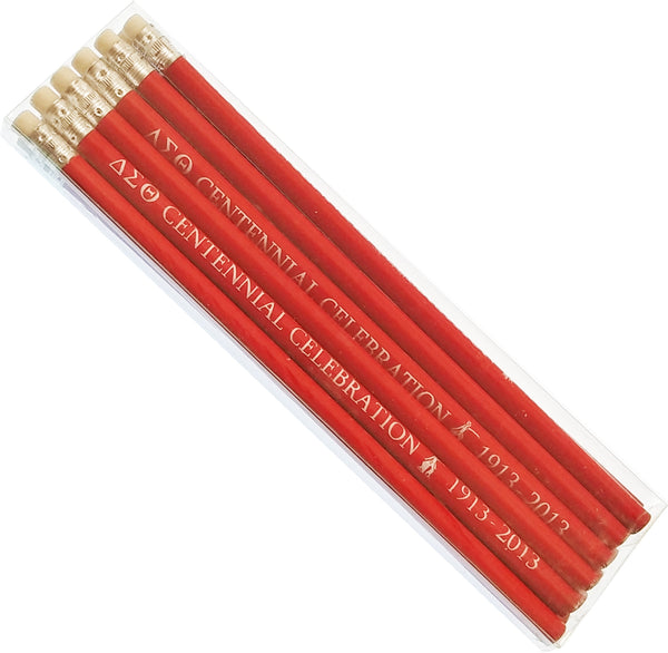 Delta Sigma Theta Centennial Celebration Pencil [Pre-Pack - Red]