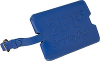 Sigma Gamma Rho Leather Luggage ID Tag [Blue]