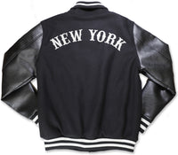 Big Boy New York Black Yankees NLBM Heritage Collection Mens Wool Jacket [Black]