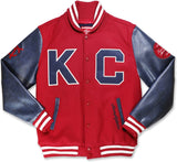 Big Boy Kansas City Monarchs NLBM Heritage Collection Mens Wool Jacket [Red]
