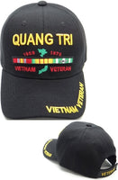 Quang Tri Vietnam Veteran M2 Mens Cap [Black - Adjustable Size]