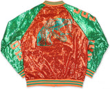 Big Boy Florida A&M Rattlers S3 Ladies Sequins Jacket [Orange]