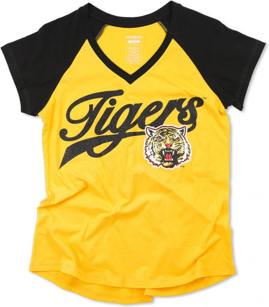 Big Boy Grambling State Tigers S2 Ladies V-Neck Tee [Gold]