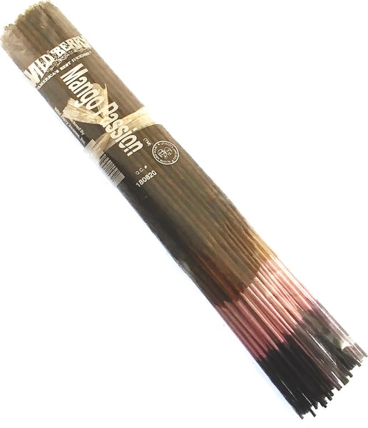 Wild Berry Mango Passion Incense Stick Bundle [Pre-Pack - Brown - 10.5"]