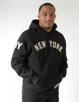 Big Boy New York Black Yankees Heritage Mens Hoodie [Black]
