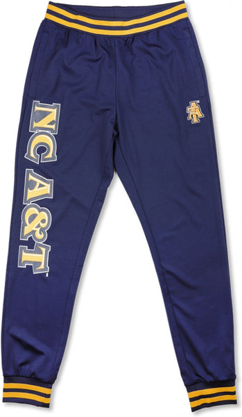 Big Boy North Carolina A&T Aggies S5 Mens Jogging Suit Pants [Navy Blue]