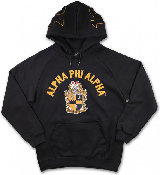 Big Boy Alpha Phi Alpha Divine 9 S6 Pullover Mens Hoodie [Black]