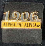 Alpha Phi Alpha 1906 Bar Design Lapel Pin [Gold]