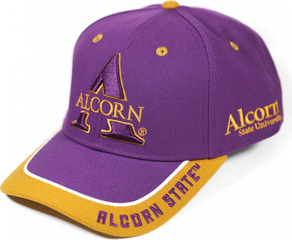 Big Boy Alcorn State Braves S148 Razor Mens Cap [Purple - Adjustable Size]