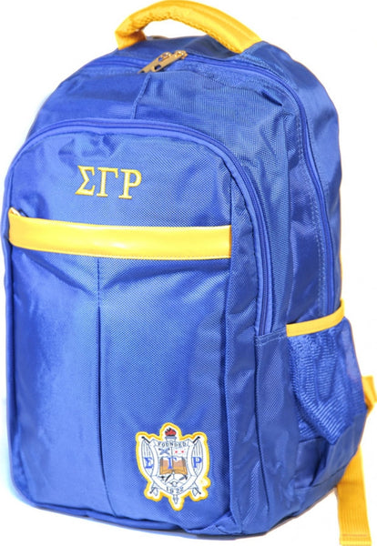 Big Boy Sigma Gamma Rho Divine 9 S2 Backpack [Royal Blue]