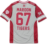 Big Boy Morehouse Maroon Tigers S13 Mens Football Jersey [Grey]