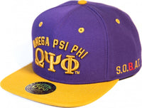 Big Boy Omega Psi Phi Divine 9 S143 Mens Snapback Cap [Purple - One Size]