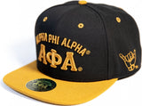 Big Boy Alpha Phi Alpha Divine 9 S143 Mens Snapback Cap [Black - Adjustable Size]