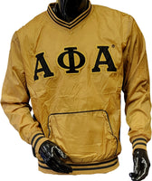 Buffalo Dallas Alpha Phi Alpha Windbreaker Pullover Jacket [Gold]