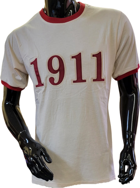 Buffalo Dallas Kappa Alpha Psi 1911 Ringer T-Shirt [Short Sleeve - Cream]
