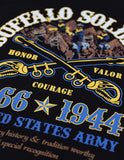 Big Boy Buffalo Soldiers History And Tradition Mens Long Sleeve Tee [Black]