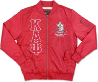 Big Boy Kappa Alpha Psi&reg; Divine 9 S3 Mens Bomber Jacket [Crimson Red]
