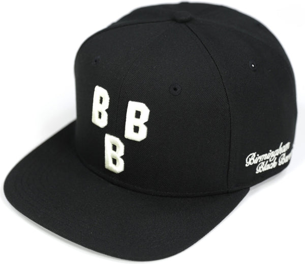 Big Boy Birmingham Black Barons S141 Mens Snapback Cap [Black - Adjustable Size]