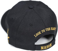 Big Boy Prince Hall Mason Divine S153 Mens Cap [Black - Adjustable Size]