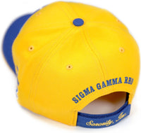 Big Boy Sigma Gamma Rho Divine 9 S158 Ladies Cap [Gold]