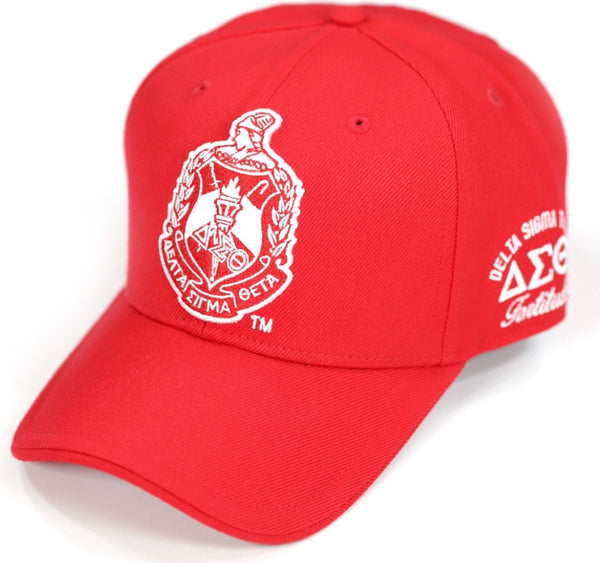 Big Boy Delta Sigma Theta Divine 9 S157 Ladies Cap [Red - Adjustable Size]
