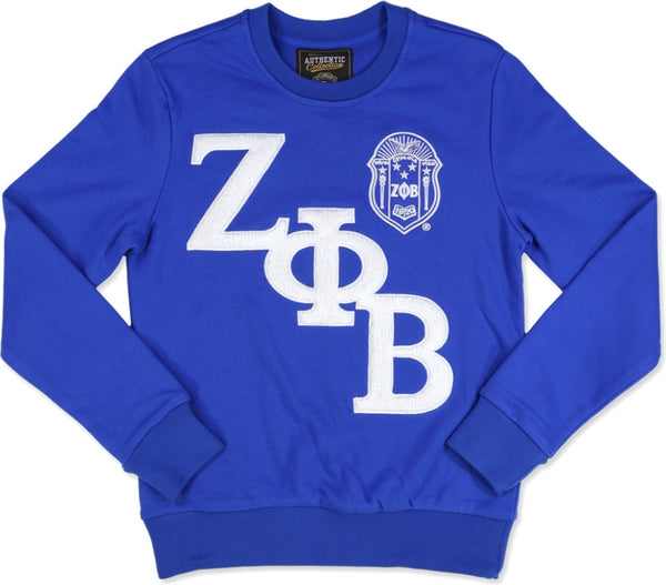 Big Boy Zeta Phi Beta Divine 9 S2 Womens Sweatshirt [Royal Blue]