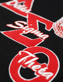 Big Boy Delta Sigma Theta Divine 9 S2 Womens Sweatshirt [Black]