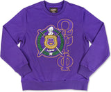 Big Boy Omega Psi Phi Divine 9 S2 Mens Sweatshirt [Purple]