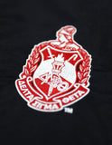 Big Boy Delta Sigma Theta Divine 9 S8 Ladies Windbreaker Jacket [Black]