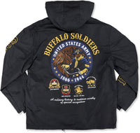 Big Boy Buffalo Soldiers S7 Mens Windbreaker Jacket [Black]