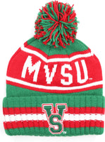 Big Boy Mississippi Valley State Delta Devils S254 Beanie With Ball [Green]