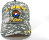 9th Infantry Division C1266 Side Shadow Mens Cap [Digital Camouflage - Adjustable Size]