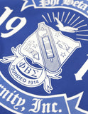 Big Boy Phi Beta Sigma Divine 9 Mens Fleece Jacket [Royal Blue]