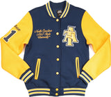 Big Boy North Carolina A&T Aggies S4 Womens Fleece Jacket [Navy Blue]