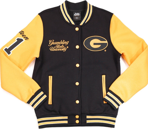 Big Boy Grambling State Tigers S4 Womens Fleece Jacket [Black]