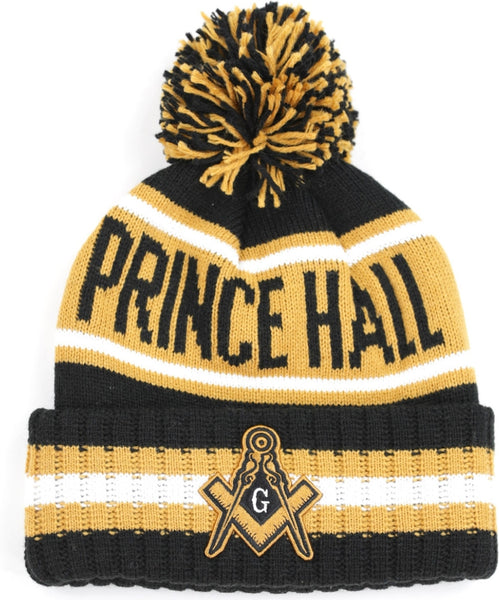 Big Boy Prince Hall Mason Divine S252 Mens Beanie Hat [Black]