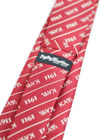 Big Boy Kappa Alpha Psi Divine 9 S3 Neck Tie [Crimson Red]