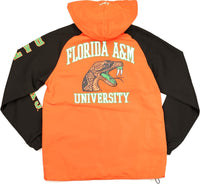 Big Boy Florida A&M Rattlers S4 Womens Anorak Jacket [Orange]
