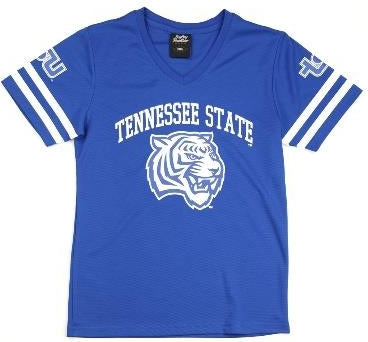 Big Boy Tennessee State Tigers Womens Football Tee [Royal Blue]