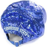 Big Boy Tennessee State Tigers S144 Ladies Sequins Cap [Royal Blue - Adjustable Size]