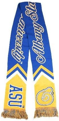 Big Boy Albany State Golden Rams S8 Scarf [Royal Blue - 80" x 7"]
