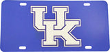 University of Kentucky Reflective Logo Acrylic Car Tag [Blue/White - Car or Truck]