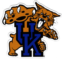 Kentucky Wildcats Cat UK Logo Magnet [White]