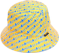 Big Boy Sigma Gamma Rho Divine 9 S145 Reversible Womens Bucket Hat [Royal Blue/Gold]